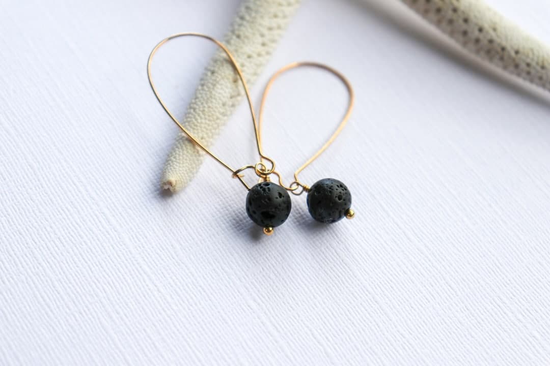 Lava Earrings, Diffuser Jewelry, Stone Earrings, Hawaiian Jewelry ...