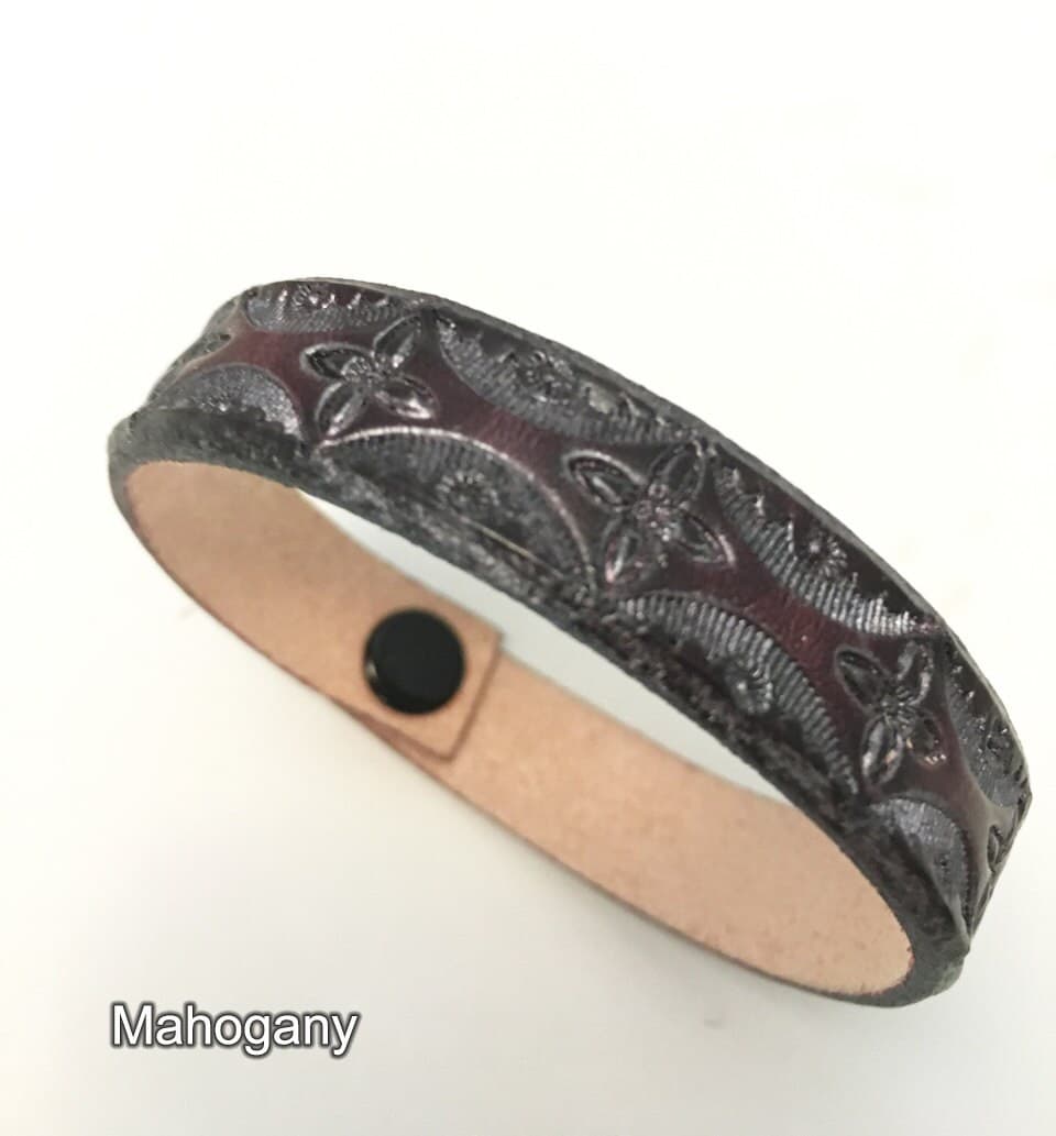 mEssentials Leather Essential Oil Diffuser Bracelet