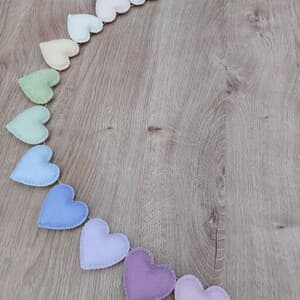 Talking Tables Felt Heart Bunting