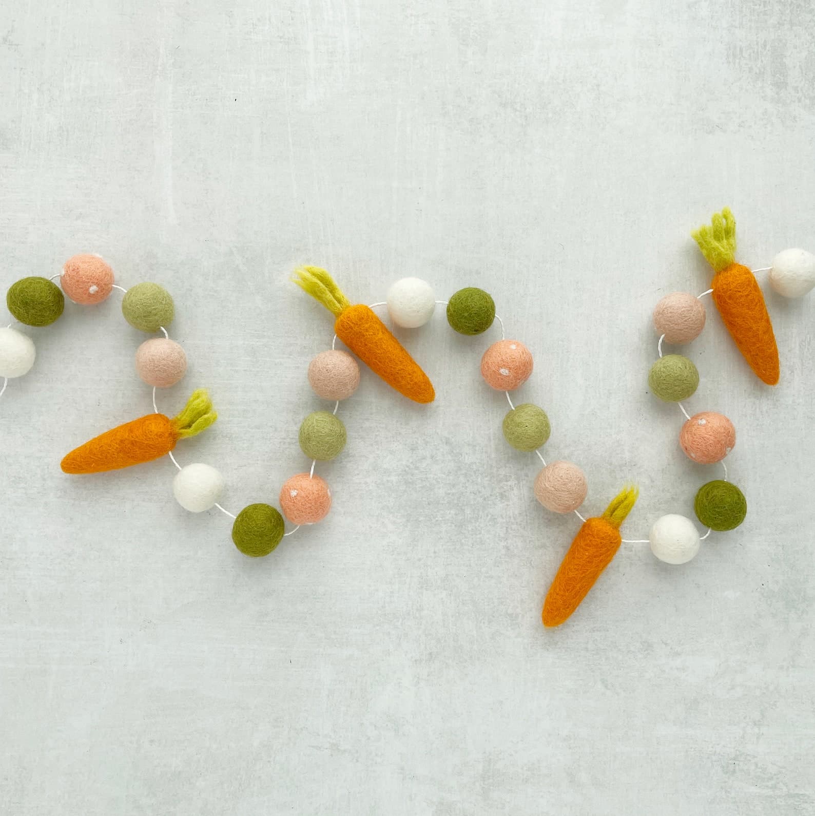 Carrot Garland - Felt Carrots - Easter Garland - Spring Garland ...