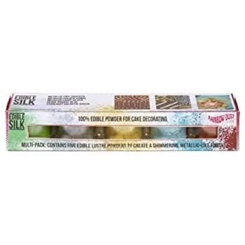 Rainbow Dust edible Silk Assortment - 5 Lustre Powders For Cupcakes ...