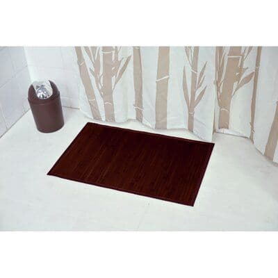 Evideco Pery Bath Mat Rayon from Bamboo Rectangle Non-Slip Bath Rug ...