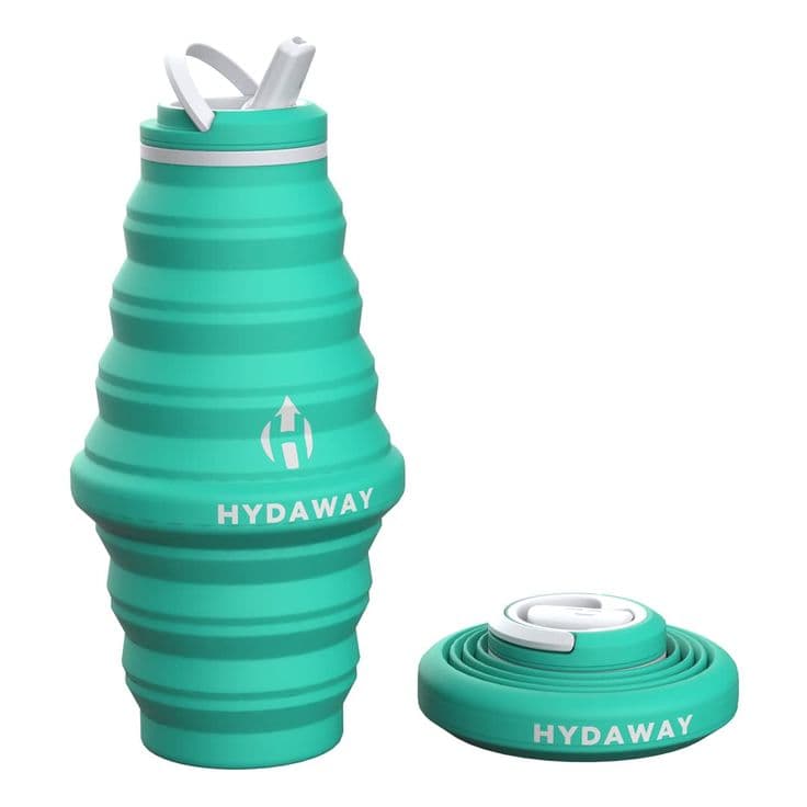 HYDAWAY Collapsible Water Bottle - 25oz I Reusable Water Bottle with ...