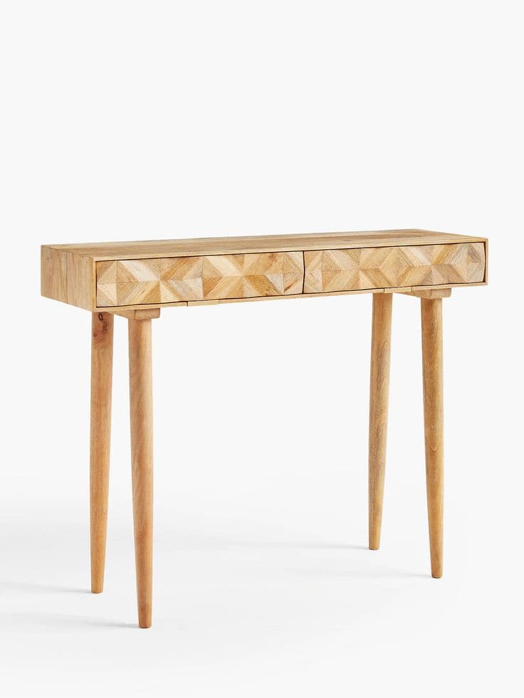 Buy John Lewis & Partners + Swoon Franklin Console Table, Light Brown ...
