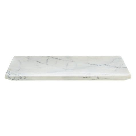 John Lewis White Marble Bathroom Accessories Tray | Marble bathroom ...