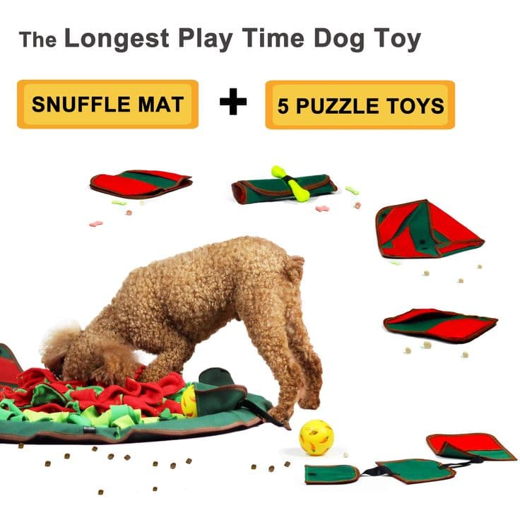 Sniffiz SmellyMatty Snuffle Mat for Dogs - Enrichment Hide & Seek Treat ...