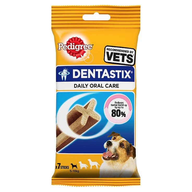 Pedigree Dentastix Daily Oral Care Dental Chews Small Dog 7 Sticks ...