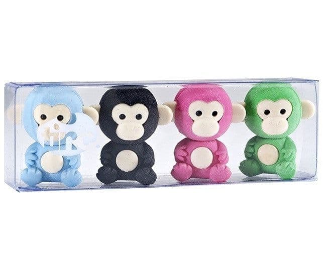 Scented Tinc Monkey Erasers | Eraser collection, Erasers, Novelty gifts