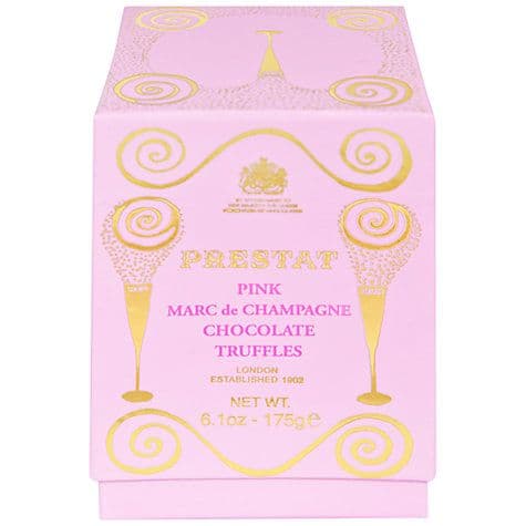 Prestat Marc de Champagne Pink Chocolate Truffles, 175g | Champagne ...