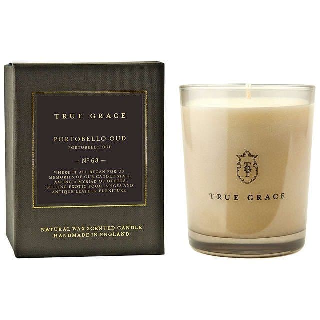 True Grace Manor Portobello Oud Scented Candle | Scented candles luxury ...