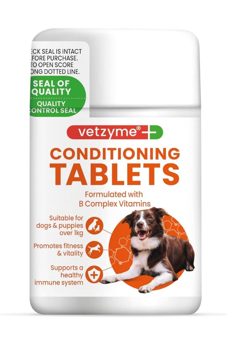 Vetzyme Conditioning Tablets for Dogs (100 Tablets)