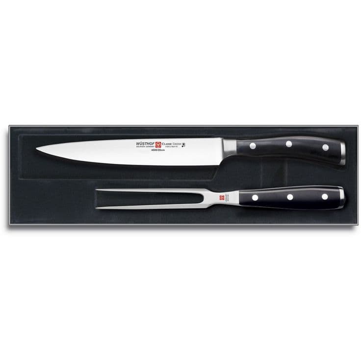 Classic Ikon 2 Piece Carving Set from Wusthof Knives