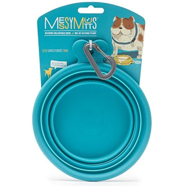 Messy Mutts Silicone Collapsible Bowl | Pet Travel Necessity | Portable ...