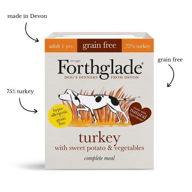 Forthglade Complete Grain Free Turkey 395g