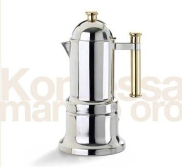 Vev Vigano Stovetop Espresso Maker - Vev Vigano Kontessa Gold 6 cup ...