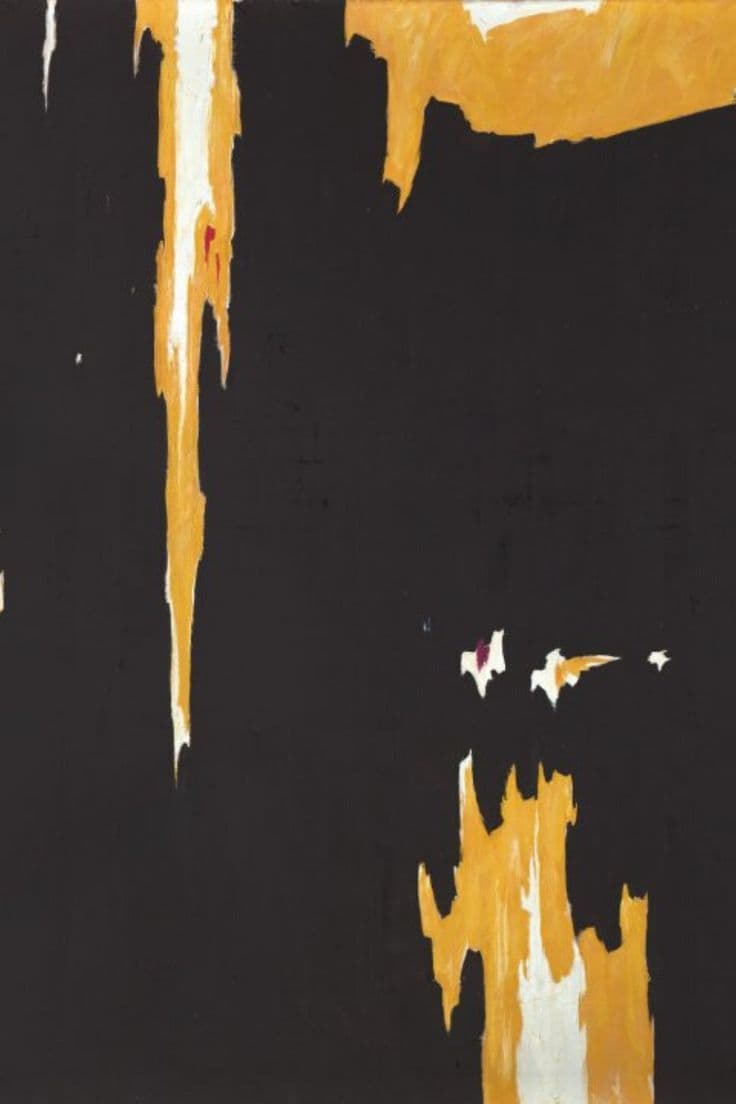 Clyfford Still, 1957-D-No. 1, detail. 1957. | Abstract expressionist ...