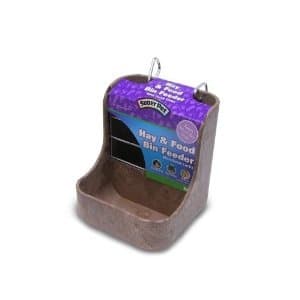 Kaytee Hay & Food Bin Feeder With Quick Locks For Pet Rabbits ...