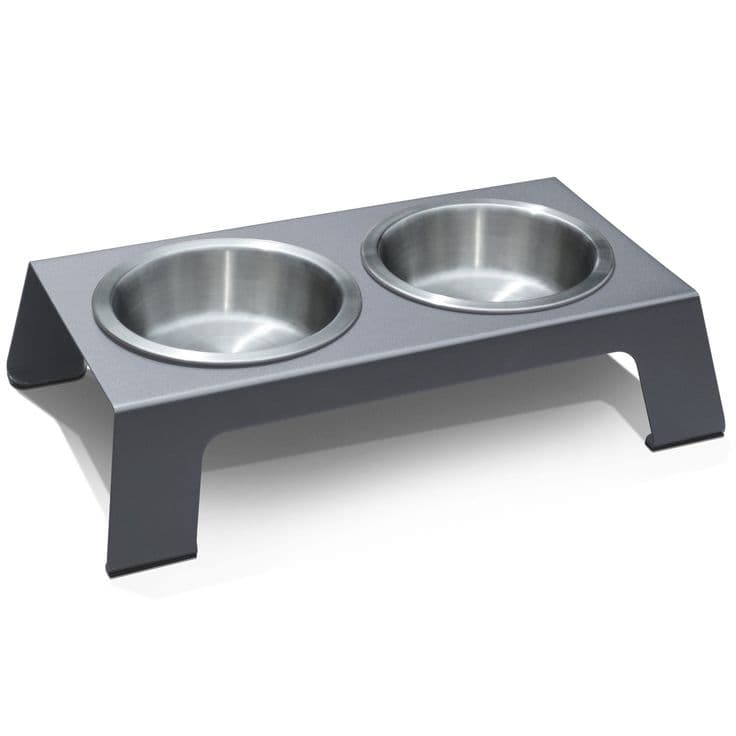 PetFusion Elevated Dog Bowls, Cat Bowls -- Premium Anodized Aluminum ...