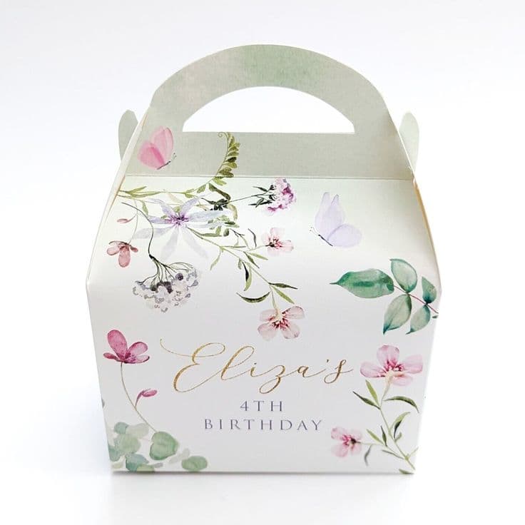 Talking Tables Blossom Girls Floral Favour Boxes
