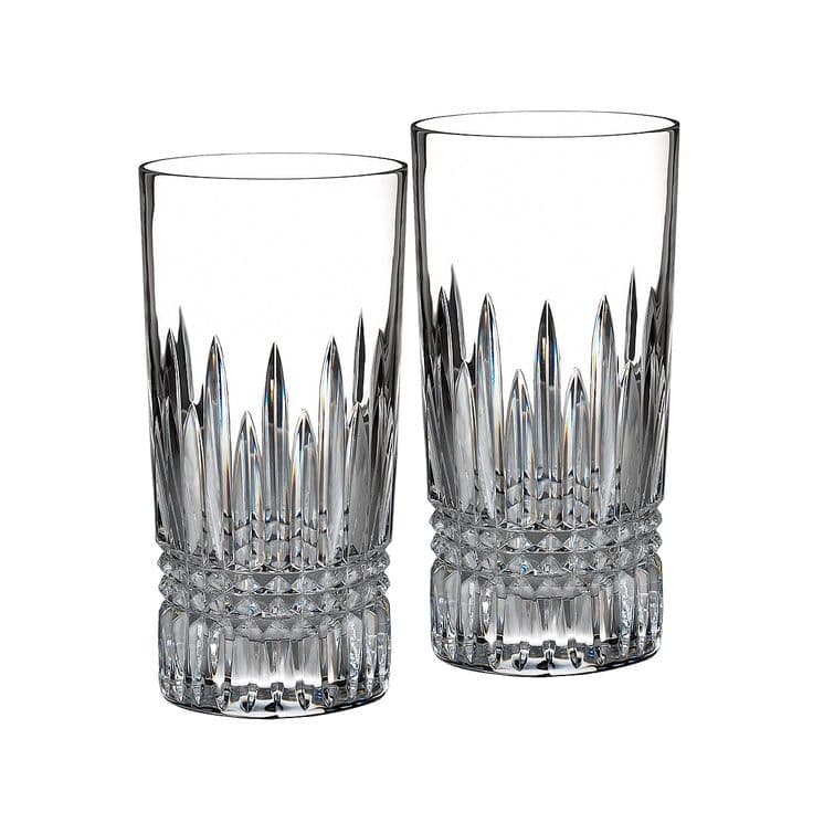 Waterford Lismore Diamond Highball Glass, Set of 2 | Waterford crystal ...
