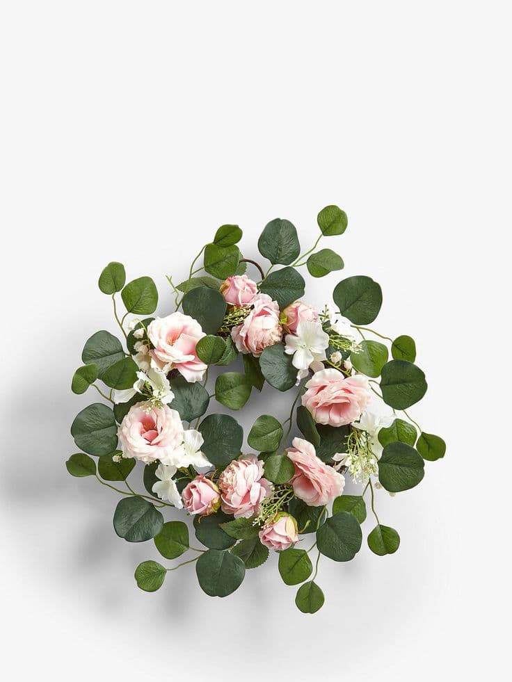 John Lewis & Partners Faux Floral Wedding Wreath at John Lewis ...