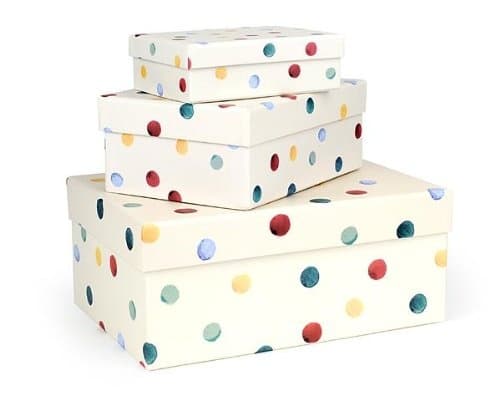 Emma Bridgewater Pottery Polka Dot Nest of Gift Boxes | Emma ...