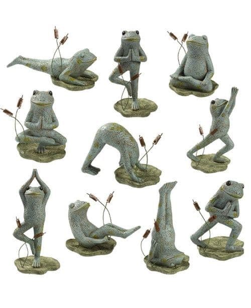 Campania International Totally Zen Too Frog Cast Stone Garden Statue