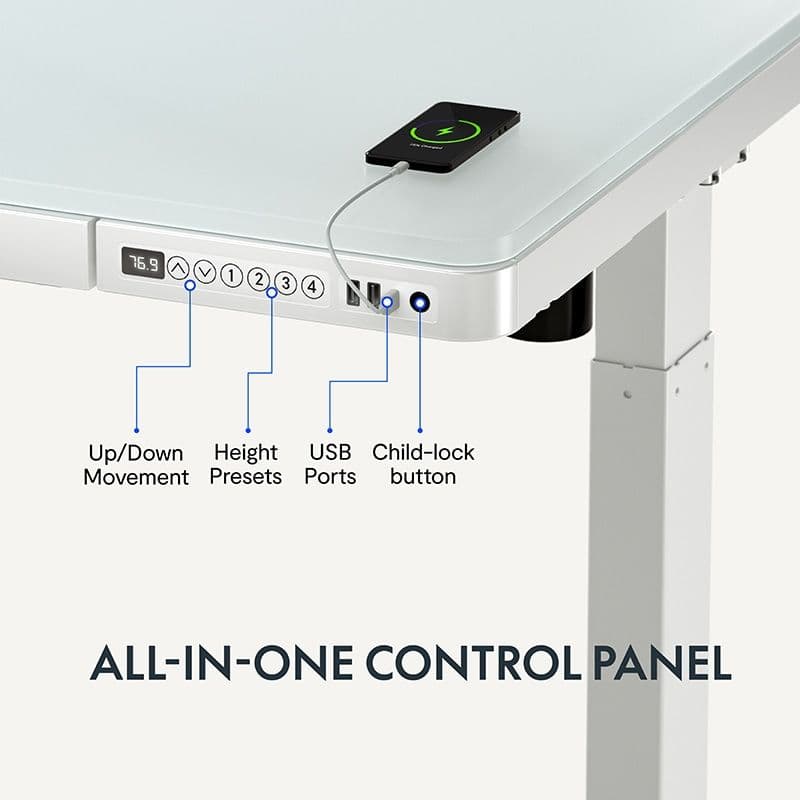 Comhar all in one standing desk wooden tabletop ew8 flexispot – Artofit