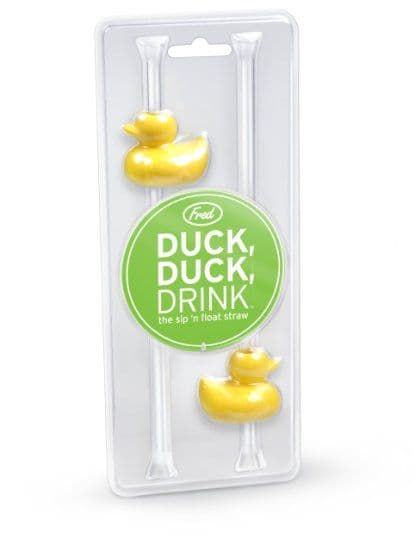DUCK DUCK DRINK Straws by Fred & Friends
