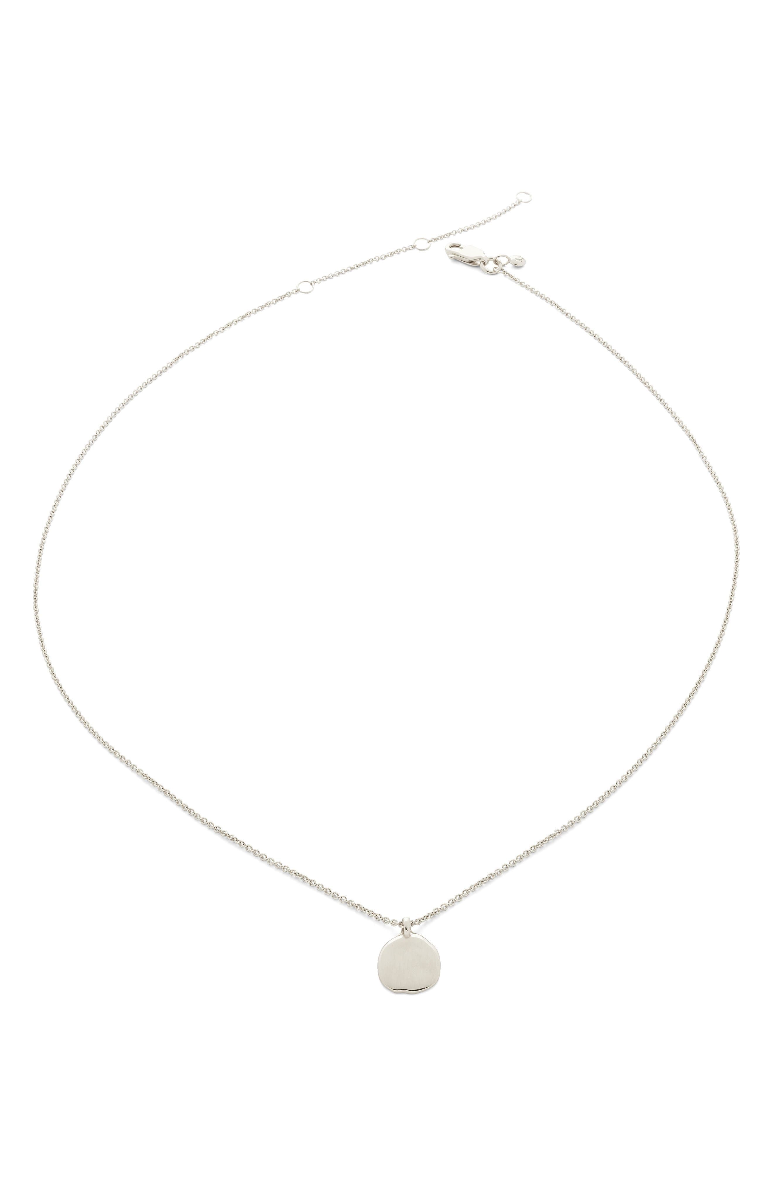 Monica Vinader Siren Petal Necklace | Nordstrom | Recycled silver ...