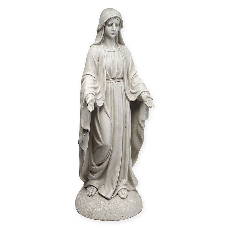 Design Toscano Madonna Of Notre Dame Garden Statue Stone | Statue ...