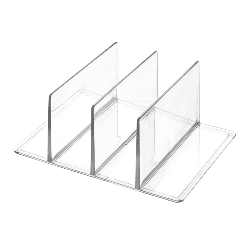 The Home Edit Clear Bin Dividers | The home edit, Clear bins, Bathroom ...