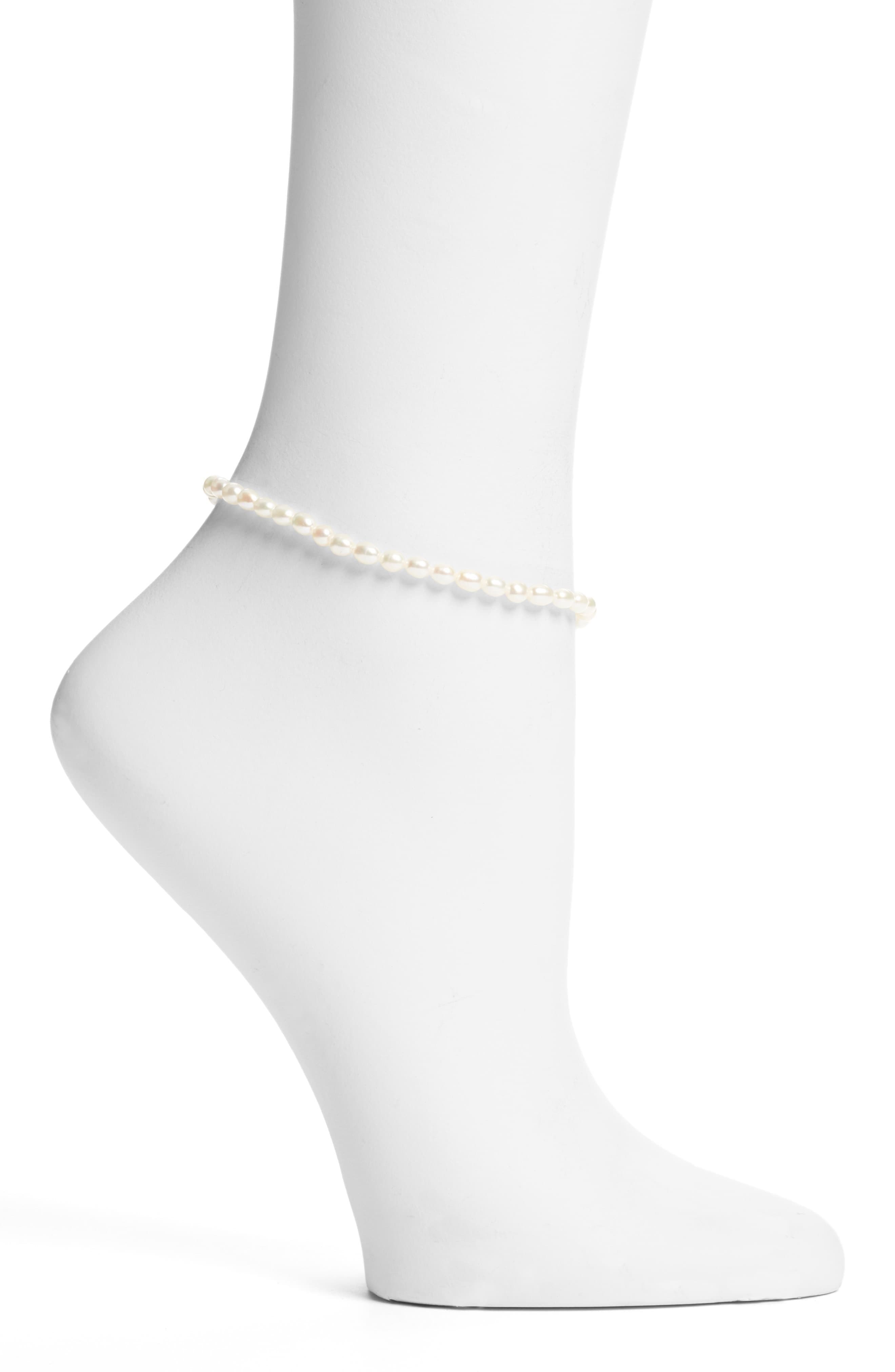 Wolf Circus Sofia Pearl Anklet | Nordstrom | Pearl anklet, Anklets ...