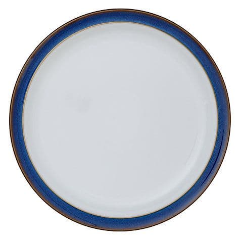 Denby Imperial Blue Dinner Plate, Dia.26.5cm | Blue plates, Blue dinner ...