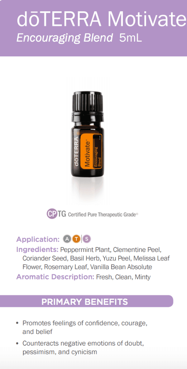 doTERRA Motivate Encouraging Blend Uses - Best Essential Oils ...