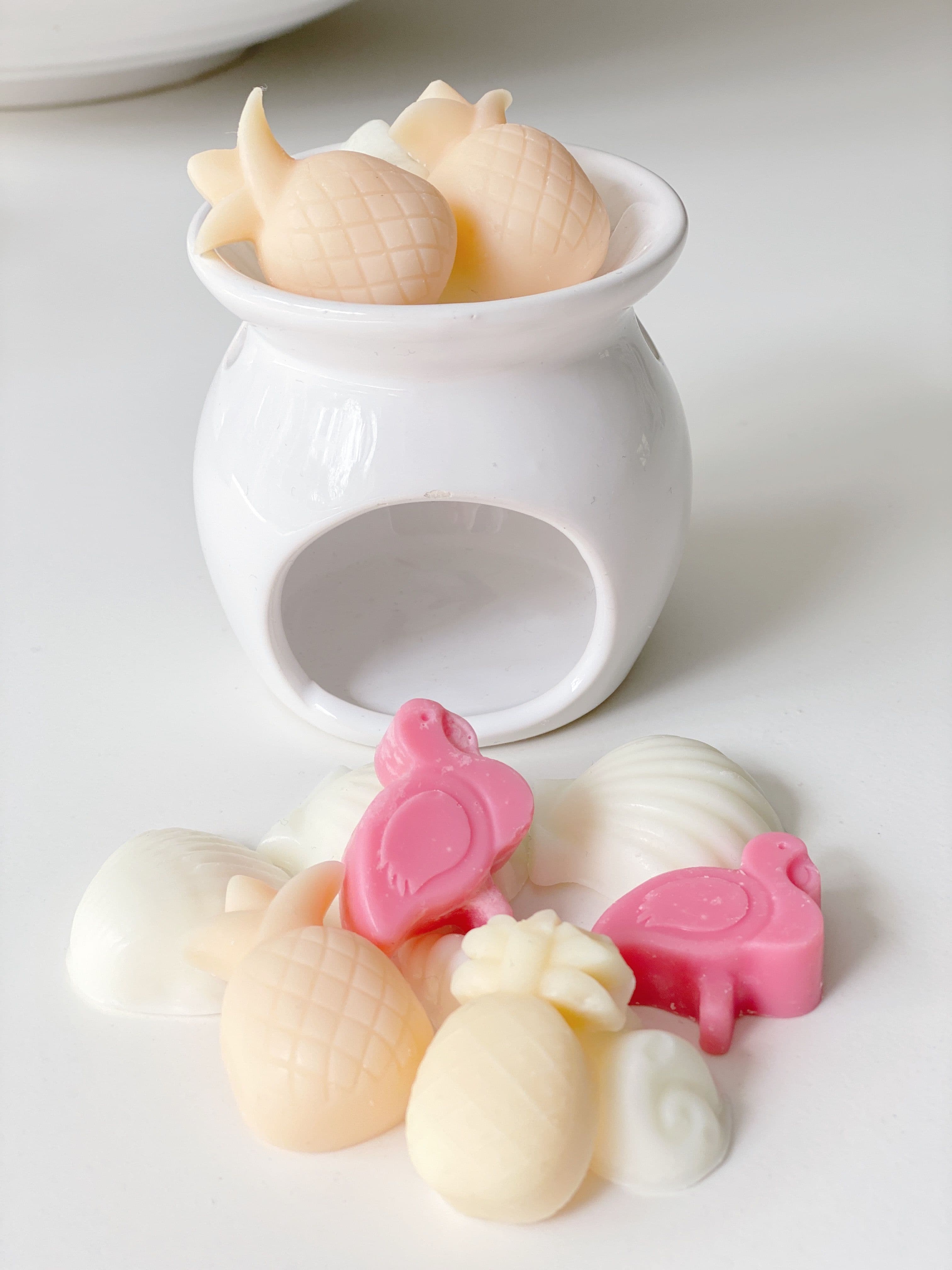 Tropical Pineapple Flamingo & Shell Wax Melts | Candle wax melts ...