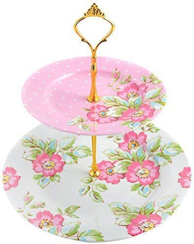 Creative Tops Katie Alice Candy Flower 2 Tier Cake Stand
