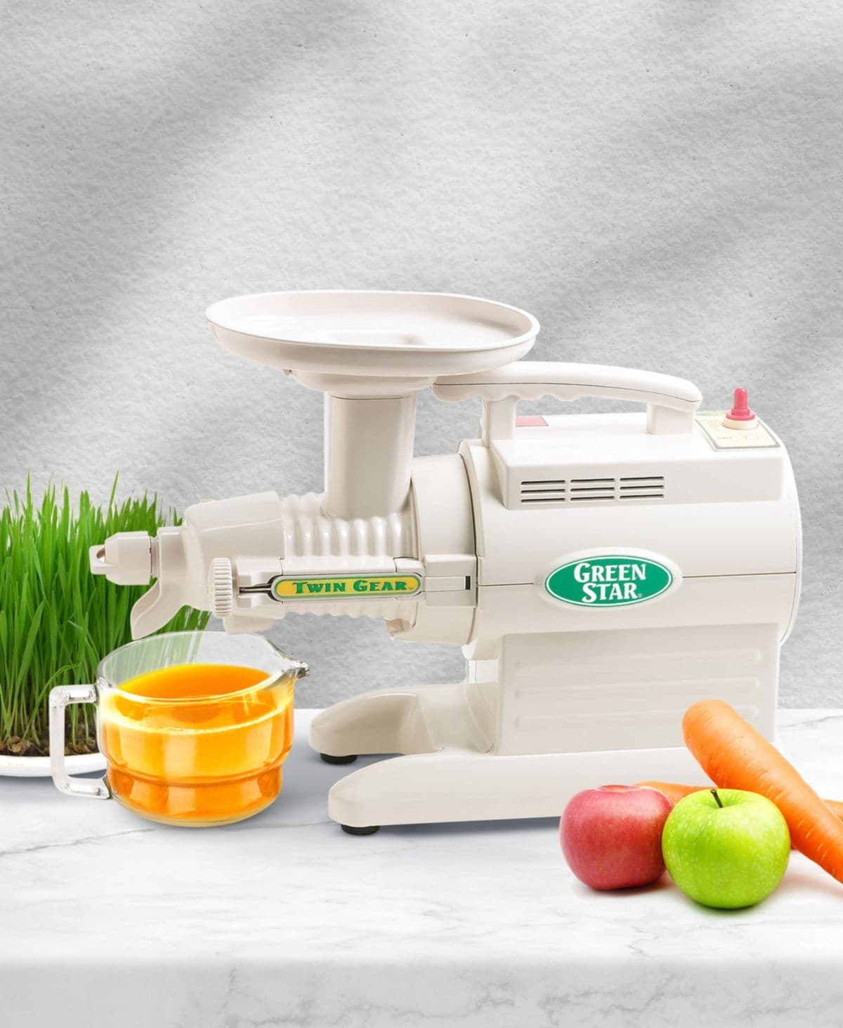 Tribest greenstar original twin gear complete masticating juicer white ...