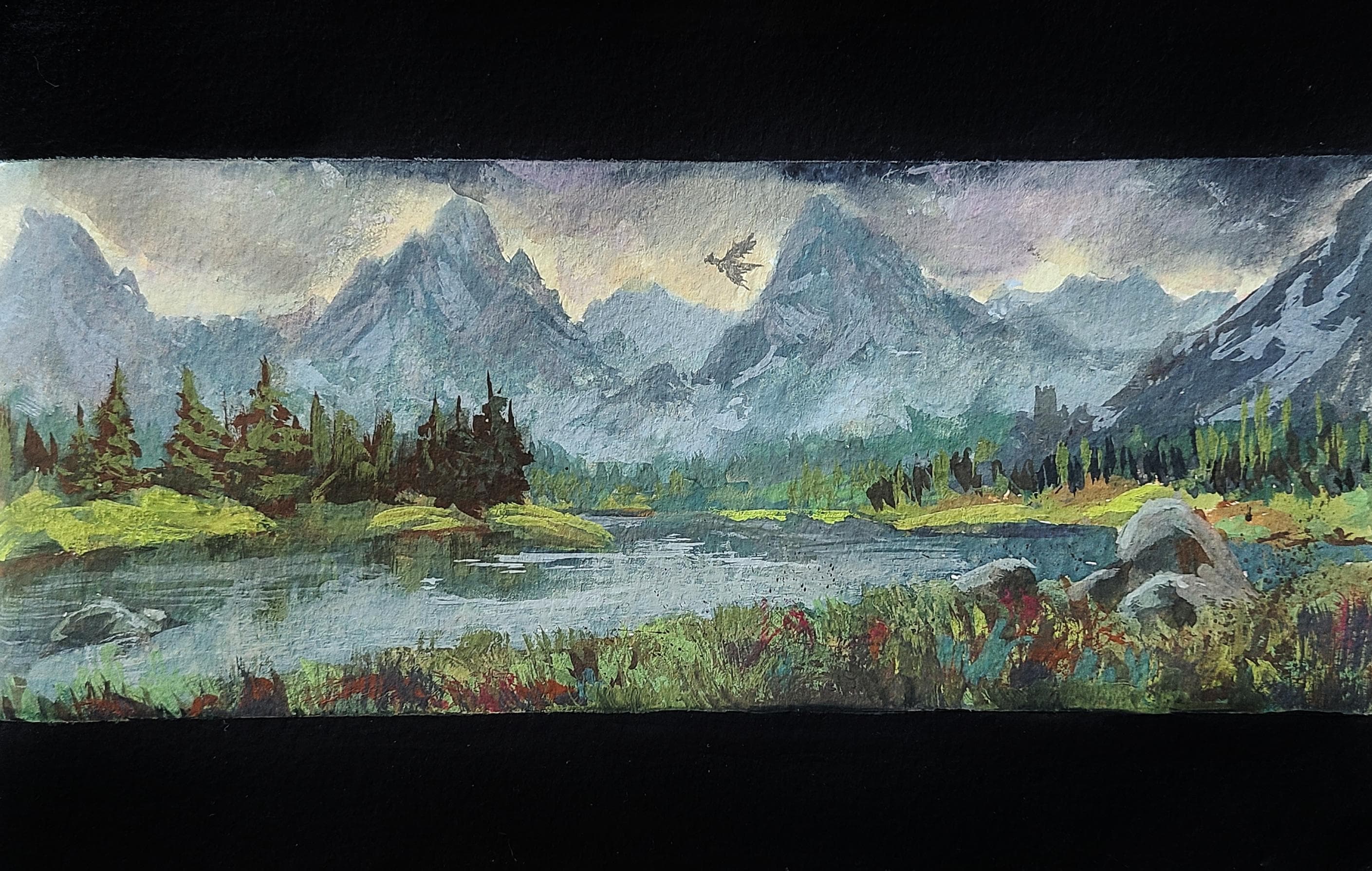 Skyrim Landscape Wallpaper Art HD Wallpaper: The Elder Scrolls V
