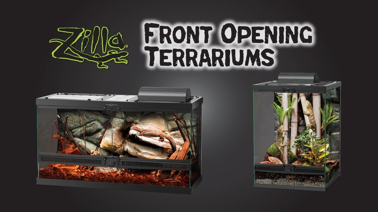Zilla Enclosure Front Opening Terrarium at Thelma Guerrero blog