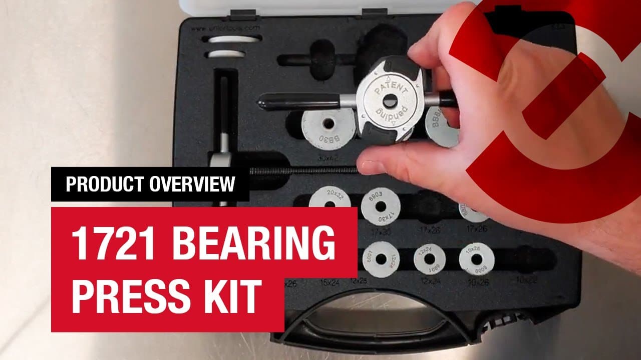 Unior 1721 Hub Bearing Service Tool Kit