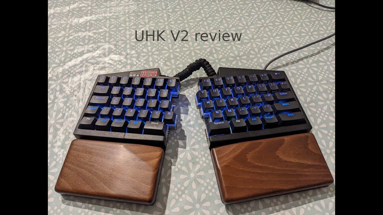 UHK (Ultimate Hacking Keyboard) V2 review - YouTube