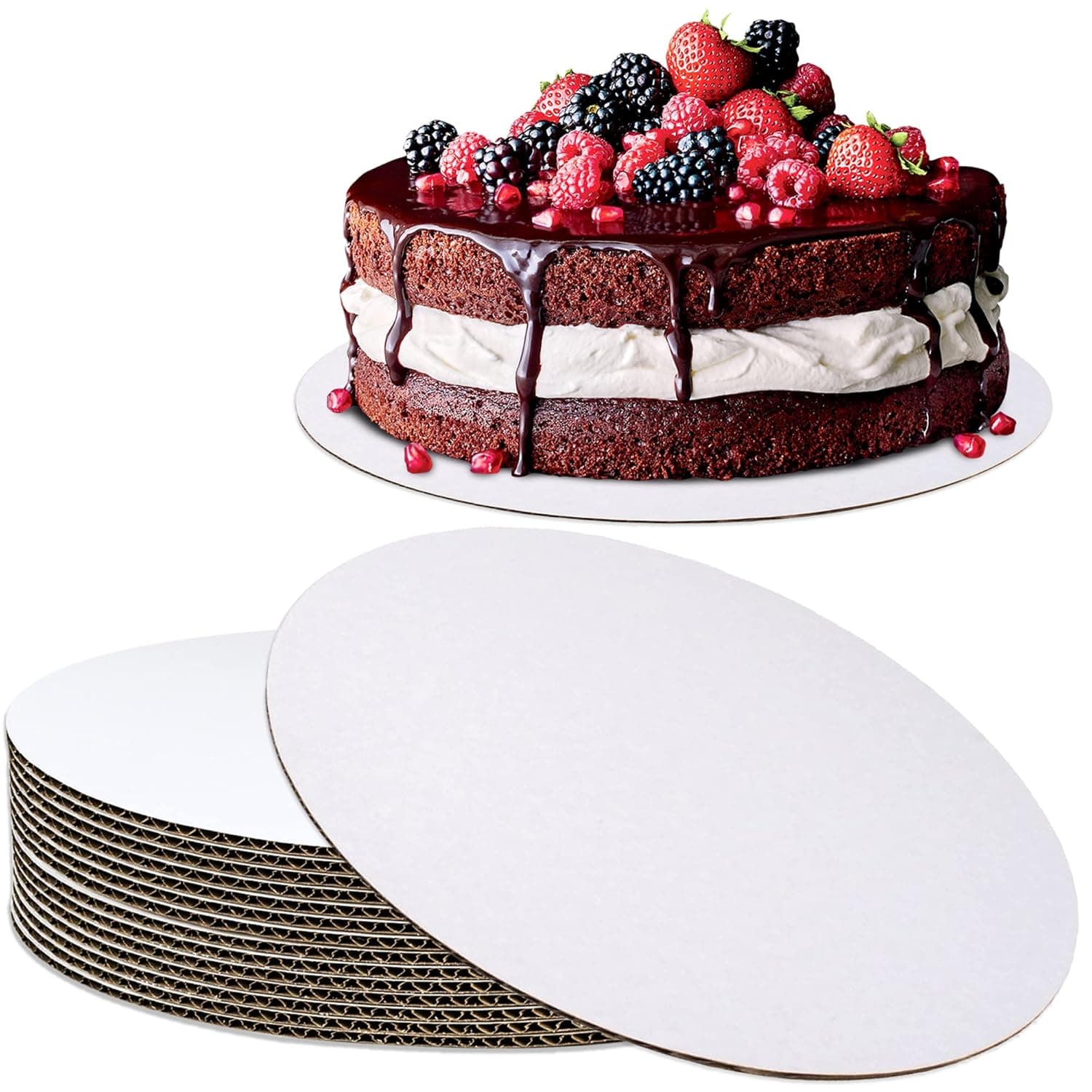 20 Pack] 12 Inch Round Cake Boards - Grease Proof India | Ubuy