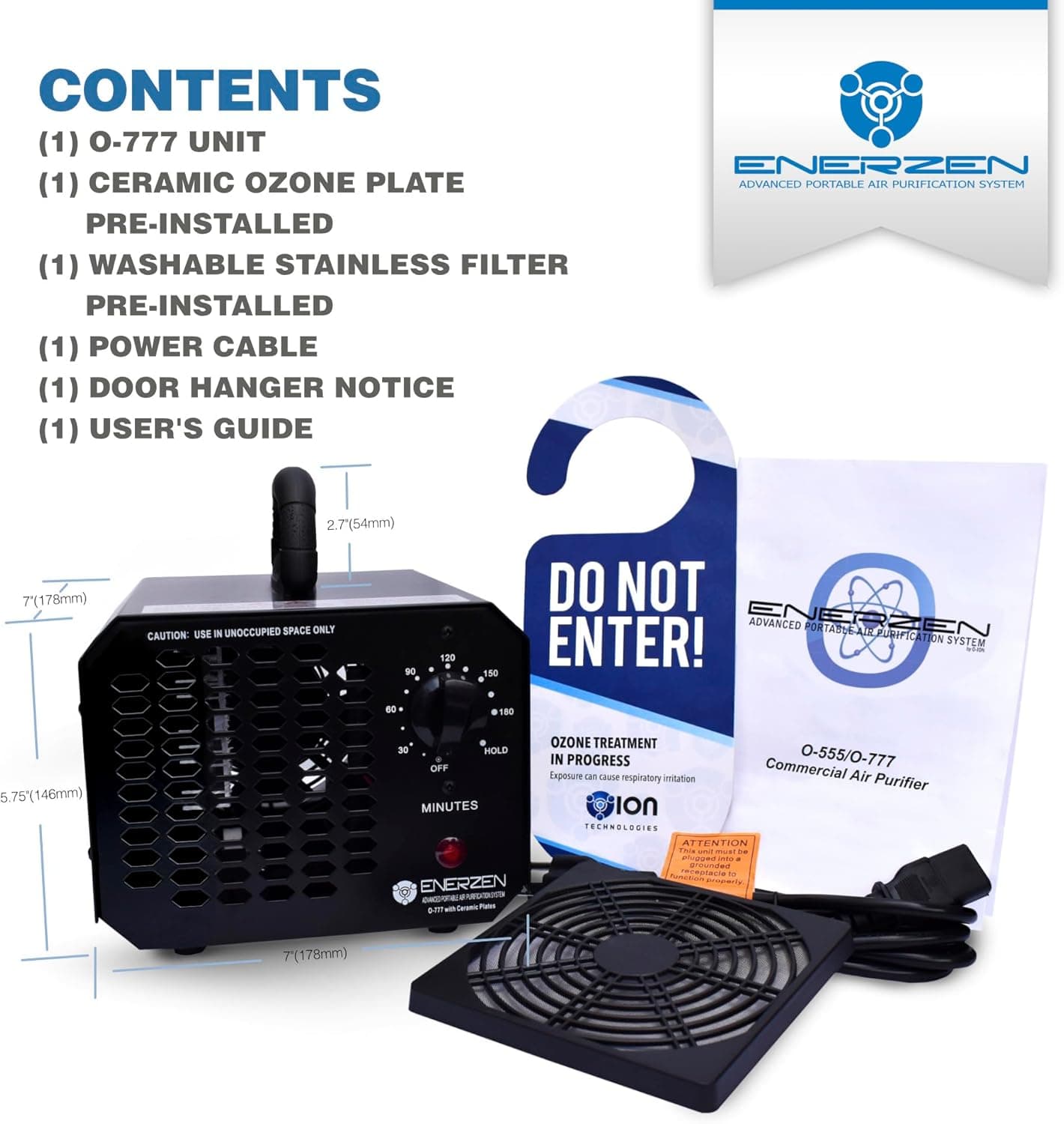 Enerzen Industrial Ozone Generator O3 Air Purifier India | Ubuy