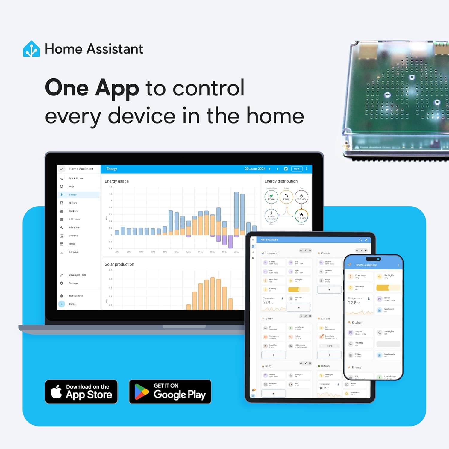 NabuCasa Home Assistant Green | Smart Home hub with Advanced India | Ubuy