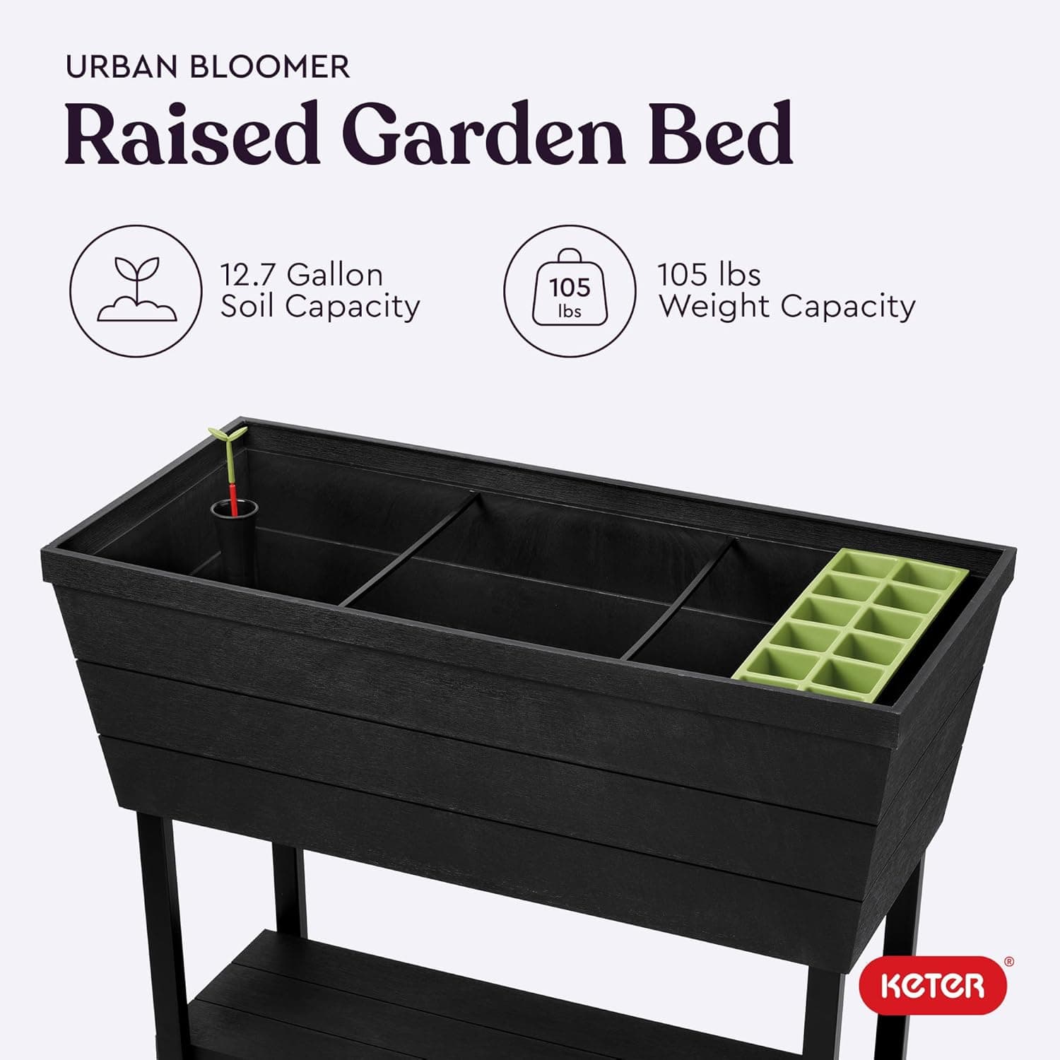 Keter Urban Bloomer 12.7 Gallon Raised Garden Bed India | Ubuy