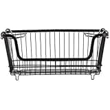 Lakeland Large Multi-Purpose Stackable Wire Storage Basket with Carry ...