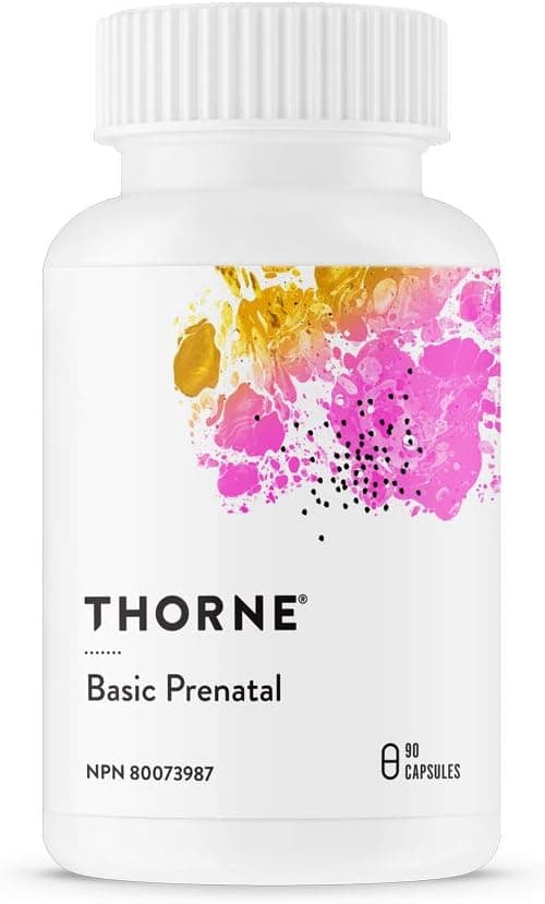 Thorne Research - Basic Prenatal - Folate Multivitamin for Pregnant and ...