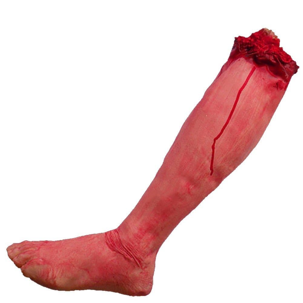 Bezall Halloween Decorations Body Parts, Bloody Realistic Severed Leg ...
