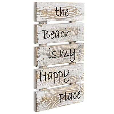 Wooden Beach Signs & Coastal Wood Signs | Ocean Decors